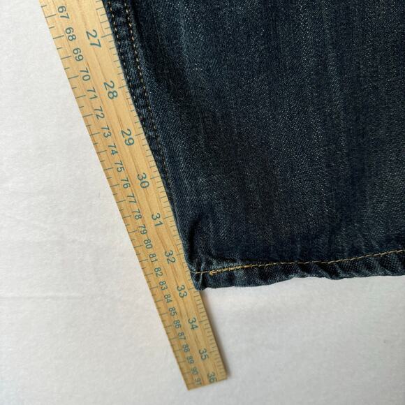 Levi Strauss‎ Men’s 511 34x34 Zippered Fly 5 Pocket Medium Distressed Wash EUC - Picture 5 of 10